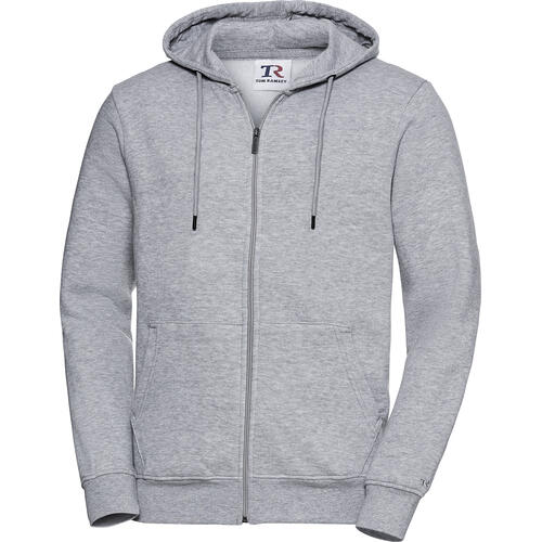 Auf diesem Bild sehen Sie Tom Ramsey Sweatjacke f�r Damen und Herren in der Farbe grau-melange